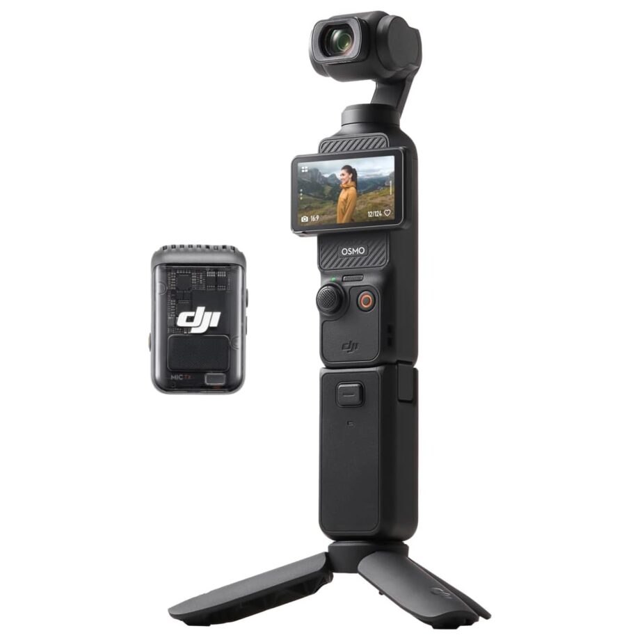 كاميرا فلوق بجيمبال DJI Osmo Pocket 3 Creator Combo، 4K