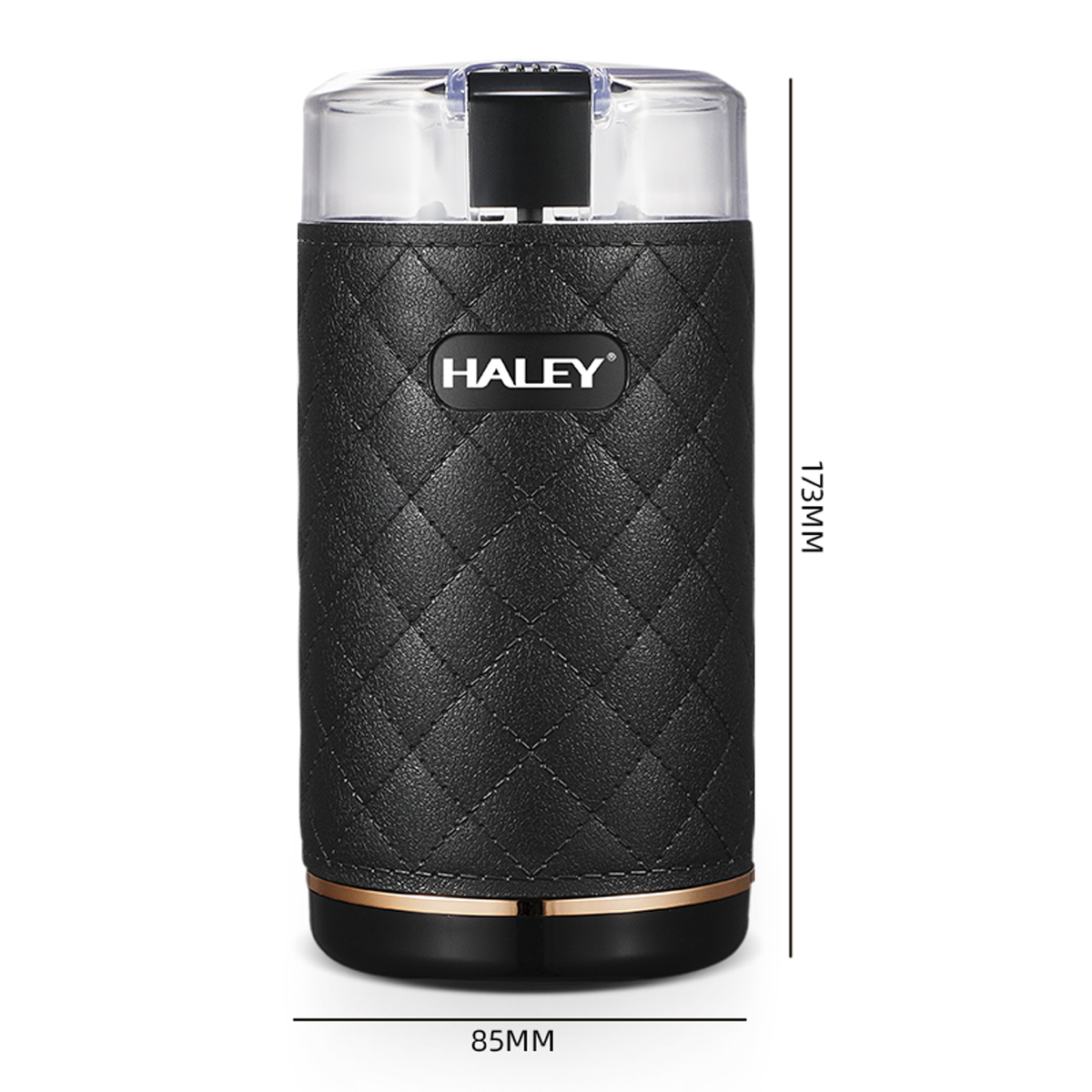 مطحنة قهوة كهربائية محمولة صغيرة بشفرات من الفولاذ ماركة HALEY مطحنة قهوة كهربائية محمولة صغيرة بشفرات من الفولاذ ماركة HALEY