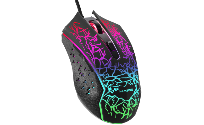 ماوس ألعاب من HAING GM100 RGB للألعاب سلكي ماوس - صورة 1