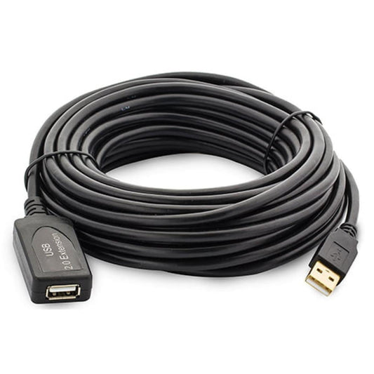 كيبل تمديد USB 2.0 من HAING موديل HI-0101-UEC-10M ذكر إلى أنثى بطول 10 متر - صورة 2