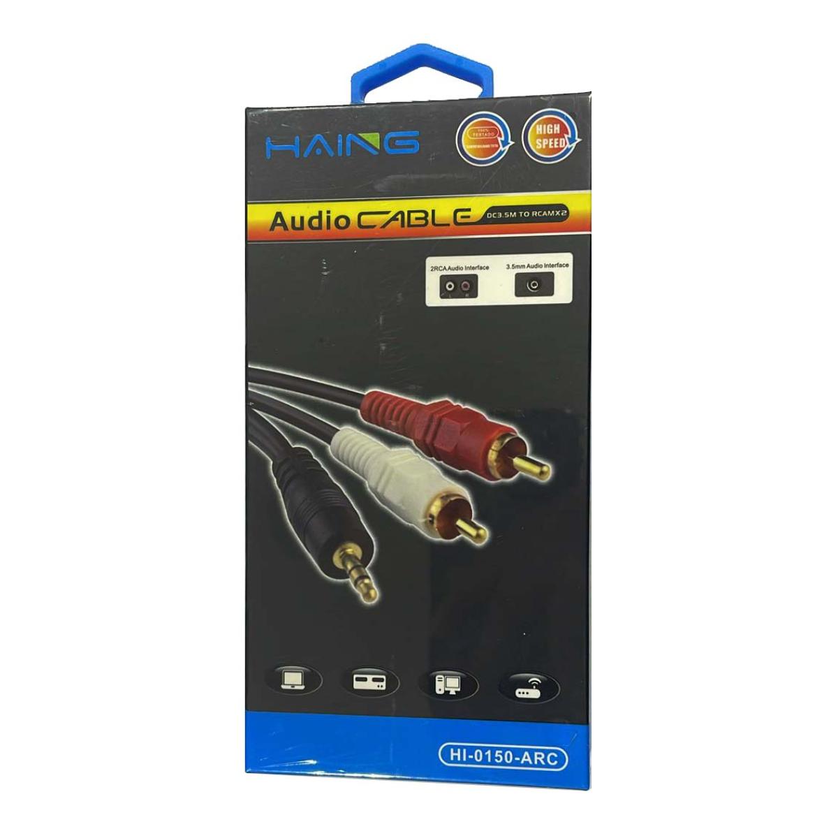 كيبل من HAING HI-0150-ARC DC3.5M to RCA كيبل صوت – 1.5M - صورة 1