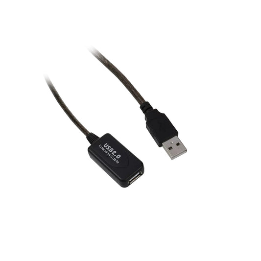 كيبل من HAING USB 2.0 AM to USB AF Active Extension / Repeater Cable – 20M موديل HI-0201-UEC-20M - صورة 2