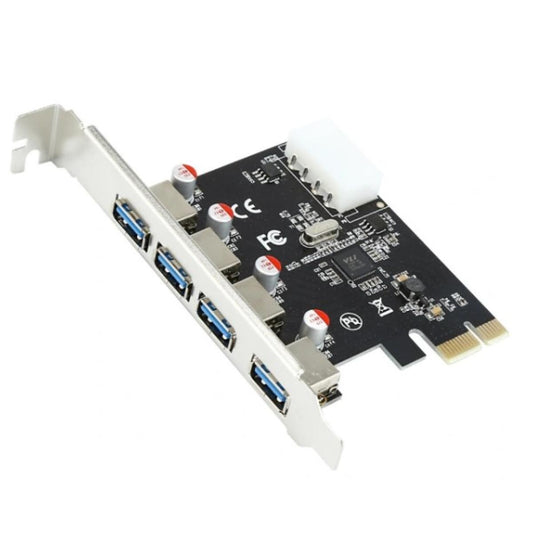 بطاقة توسعة كمبيوتر من HAING HI-1002-PEU PCI Express Card – 4 Port USB 3.0 Expansion - صورة 1