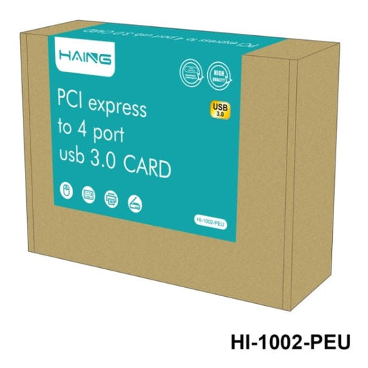 بطاقة توسعة كمبيوتر من HAING HI-1002-PEU PCI Express Card – 4 Port USB 3.0 Expansion - صورة 2