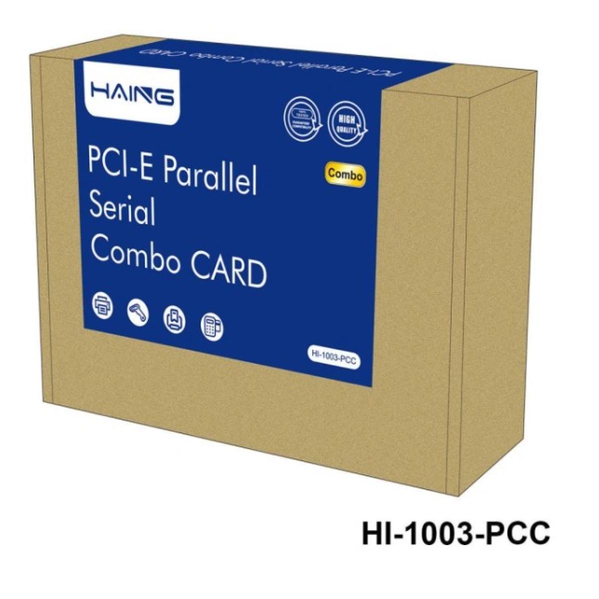 بطاقة توسعة كمبيوتر من HAING HI-1003-PCC PCI Combo Parallel Serial Card - صورة 2