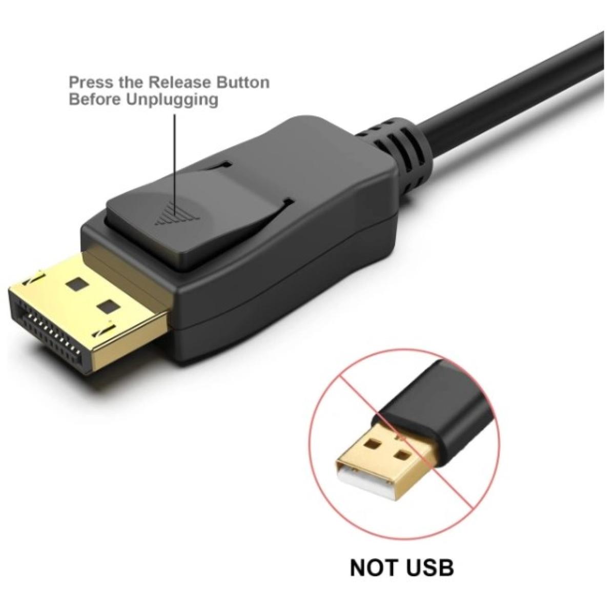 كيبل من HAING High Quality Display Port to HDMI Cable - 1.8M موديل HI-2013-DHHR - صورة 1