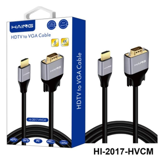 كيبل من HAING HI-2017-HVCM HDTV To VGA Cable 1.8M - صورة 2