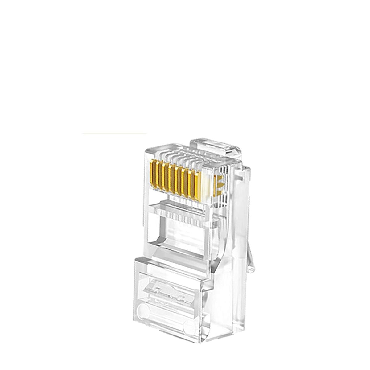 رؤوس شبكة RJ45 Cat6 من HAING موديل HI-CAT6-CRC عبوة 100 قطعة - صورة 2