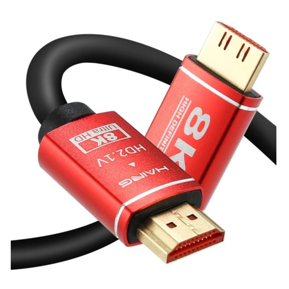 كيبل HDMI 2.1 بدقة 8K وسرعة 48Gbps بطول 1.5 متر من HAING موديل HI-HD8K01 - صورة 2