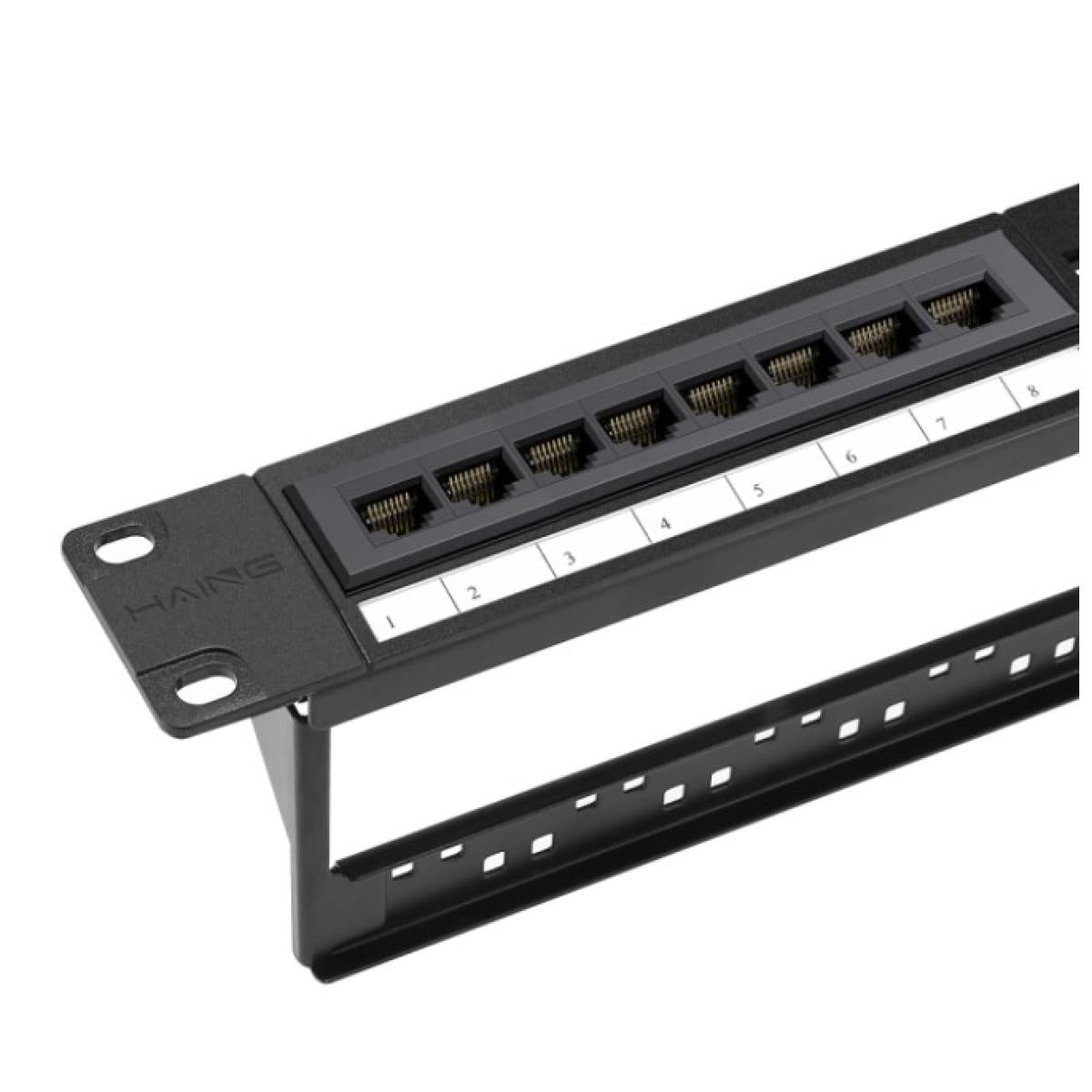 منظم كوابل من HAING HI-PTP01 24 ports Cat5E & Cat6 Utp شبكة إيثرنت Rack - صورة 2