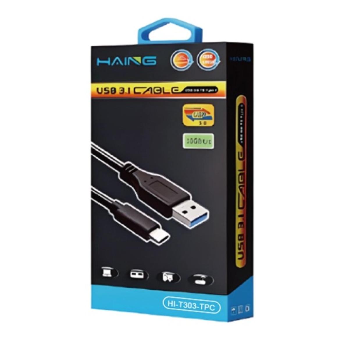 كيبل من HAING HI-T303-TPC-M Type C OTG to USB Male Cable - صورة 1