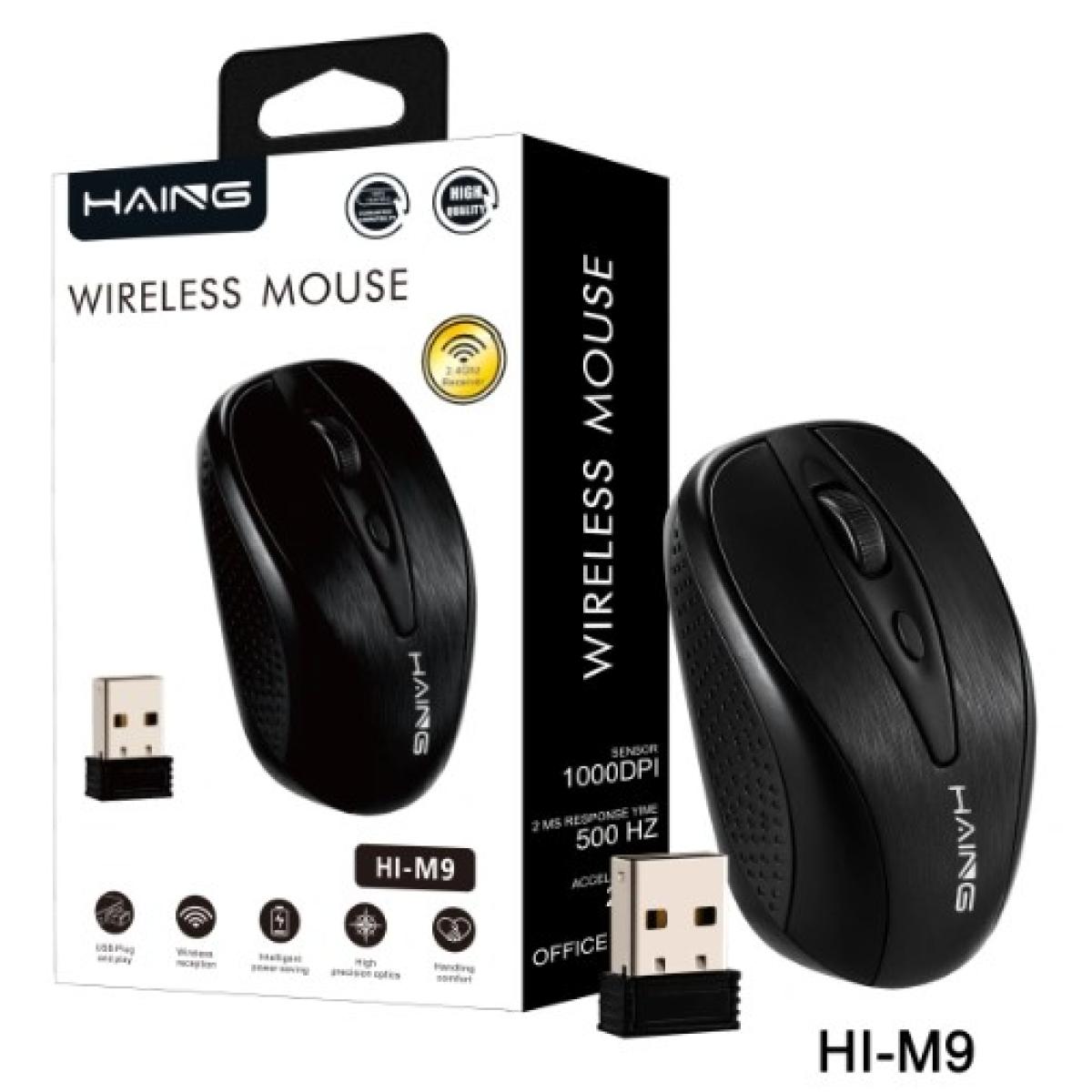 ماوس كمبيوتر من HAING M9 Optical USB 2.4G لاسلكي Computer ماوس موديل MOUSE-M9 - صورة 2