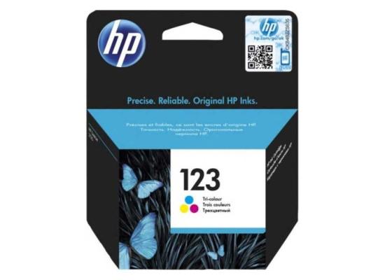 خرطوشة حبر HP 123 ملونة أصلية F6V16AE