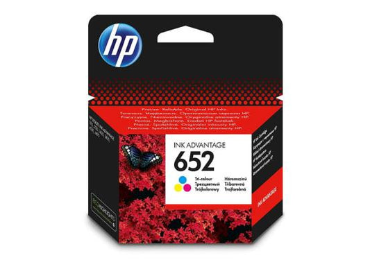 خرطوشة حبر HP 652 ملونة أصلية F6V24AE