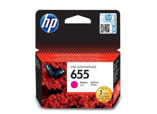 خرطوشة حبر HP 655 أرجواني أصلية CZ111AE