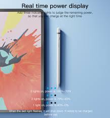 قلم iPad عالي الحساسية بشحن Lightning ببطارية 150mAh واستخدام حتى 12 ساعة ماركة YESIDO ST09 قلم iPad عالي الحساسية بشحن Lightning ببطارية 150mAh واستخدام حتى 12 ساعة ماركة YESIDO ST09