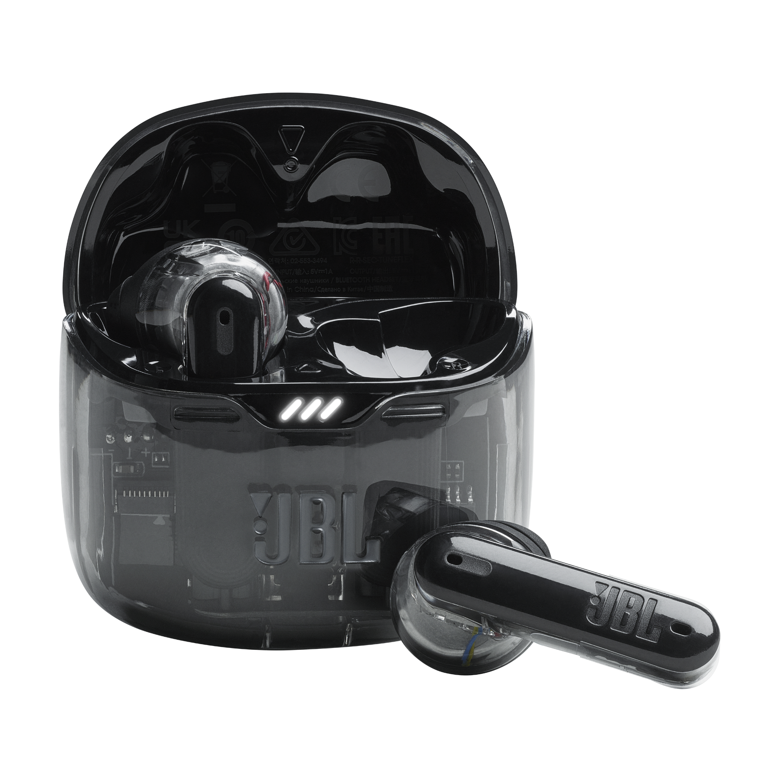 سماعات أذن JBL JBL Tune Flex Ghost Earphones Noise Cancelling Bluetooth Earbuds – للموسيقى والمكالمات