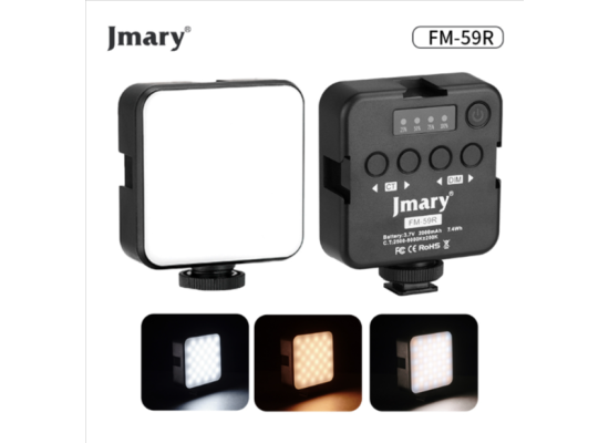 إضاءة فيديو Jmary FM-59R صغيرة