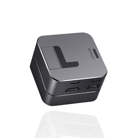 حامل ذكي JOYROOM JOYROOM J Cube Multifunctional Docking Station 8 Ports & Stand - Grey | أداء موثوق وتصميم عملي