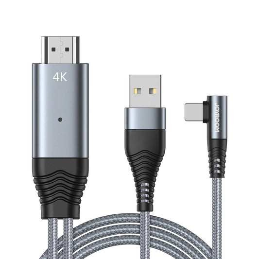 كابل شحن JOYROOM JOYROOM Lightning to HDMI 4K Mirroring Cable | أداء موثوق وتصميم عملي