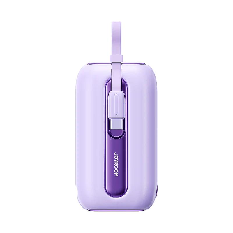 باور بانك JOYROOM Joyroom Colorful Series mini Power Bank with Dual Cables 10000mAh | أداء موثوق وتصميم عملي