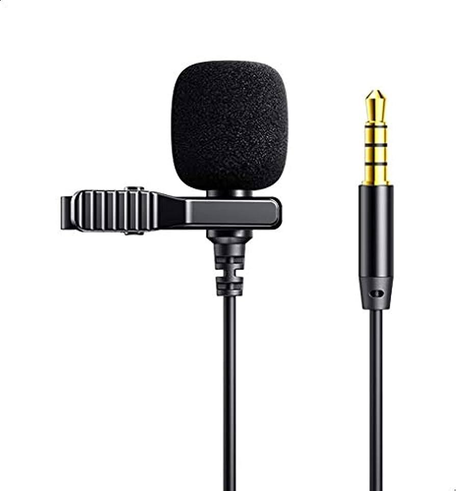 إكسسوار تقني JOYROOM Joyroom Lavalier TikTop Live stream Microphone 2M - Black | أداء موثوق وتصميم عملي