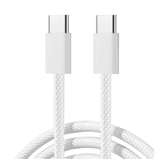 كابل شحن JOYROOM Joyroom Ben Series Type C to Type C 60W Fast Charging Cable 1m - White | أداء موثوق وتصميم عملي