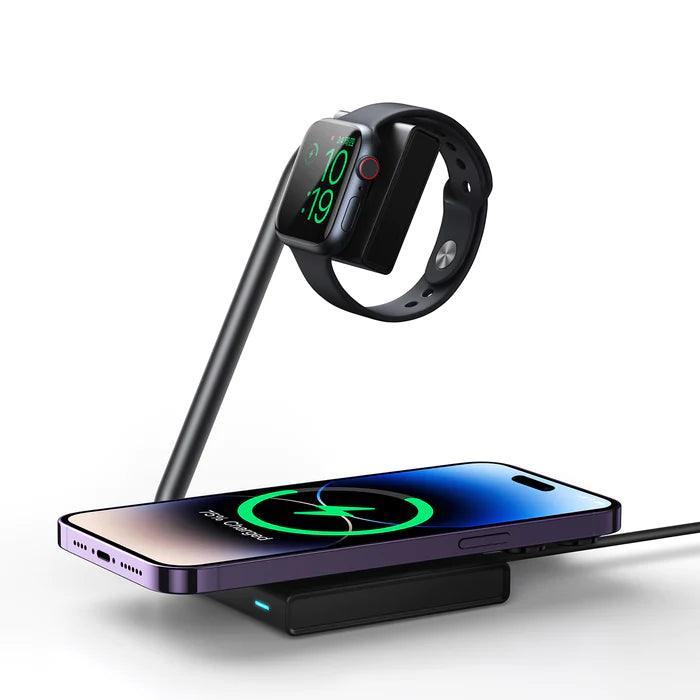 كابل شحن JOYROOM Joyroom 2 in 1 Foldable Wireless Charger | أداء موثوق وتصميم عملي
