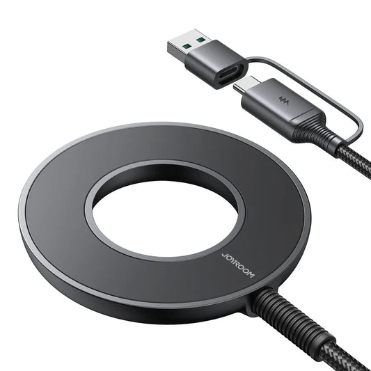 كابل شحن JOYROOM Joyroom 15W Magnetic Wireless Charger - Black | أداء موثوق وتصميم عملي