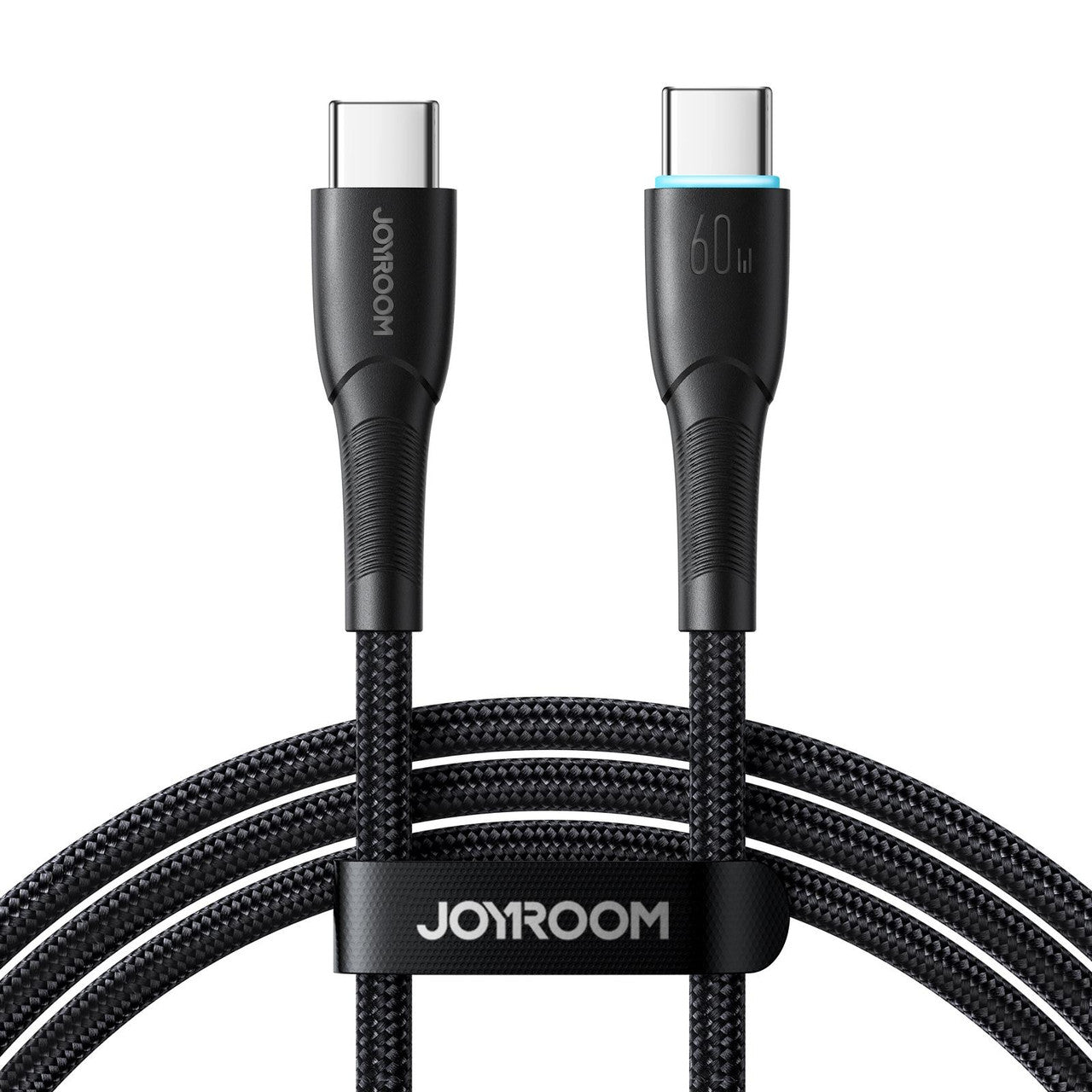 كابل شحن JOYROOM JOYROOM Starry 60W Type C to Type C Fast Charging Cable 1m - Black | أداء موثوق وتصميم عملي