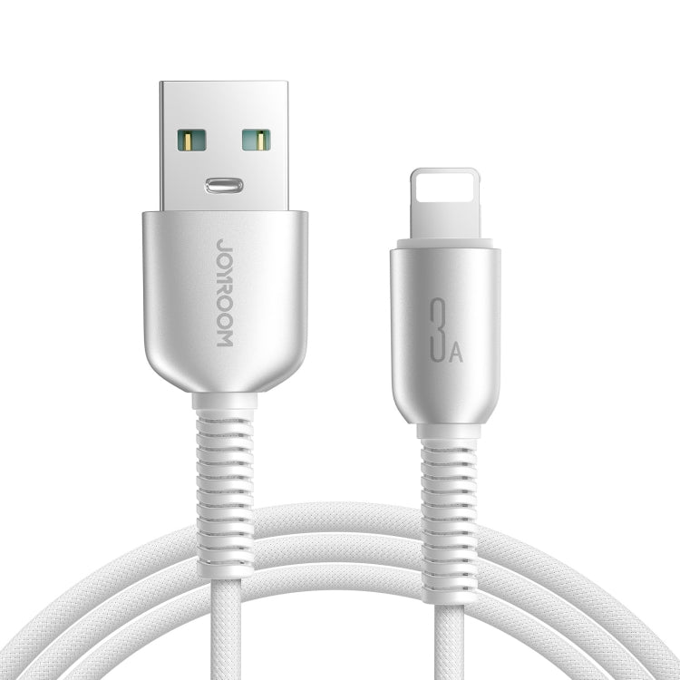 كابل شحن JOYROOM JOYROOM 3A Fast Charging Data Cable 1.2m Efficient Power - White | أداء موثوق وتصميم عملي