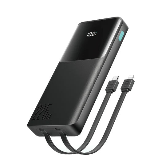 باور بانك JOYROOM JOYROOM JR-PBF19 10000mAh Power Bank with Display & Cables | أداء موثوق وتصميم عملي