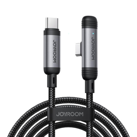 كابل شحن JOYROOM JOYROOM 60W 90° Type-C Cable, 1.2m – Fast Charging (Black) | أداء موثوق وتصميم عملي