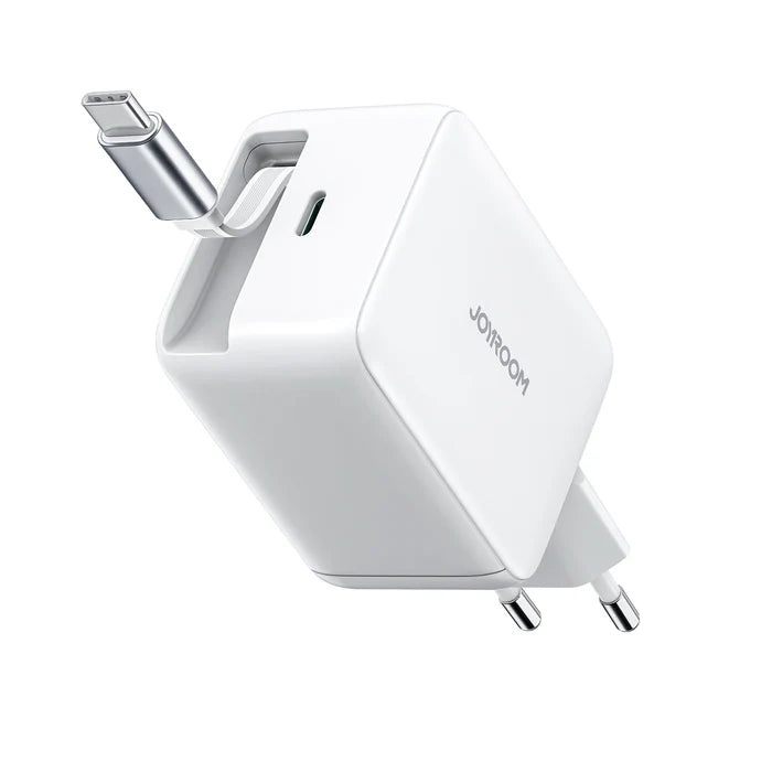 كابل شحن JOYROOM JOYROOM JR-TCL06 67W GaN Charger w/ Retractable Cable | أداء موثوق وتصميم عملي