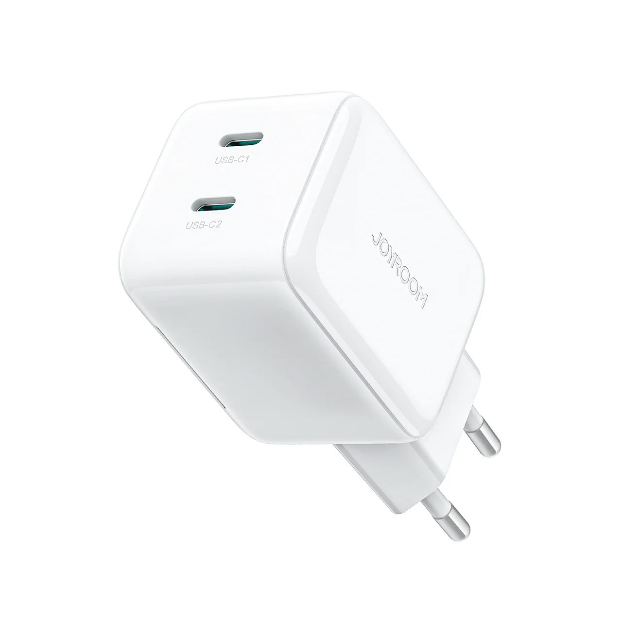 كابل شحن JOYROOM JOYROOM GaN 45W Dual USB-C Charger with Smart Cable Organizer | أداء موثوق وتصميم عملي