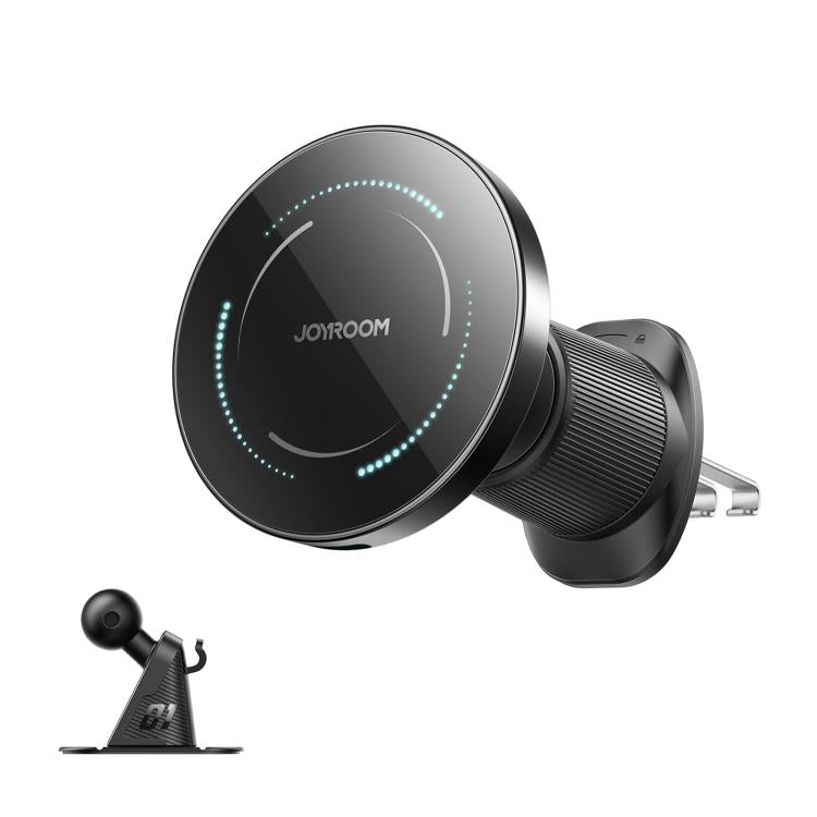 حامل ذكي JOYROOM JOYROOM JR-ZS502 Magnetic Wireless Car Holder – 15W | أداء موثوق وتصميم عملي