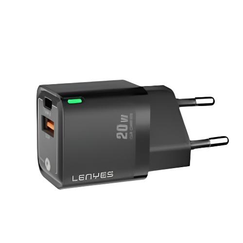 شاحن حائط من Lenyes موديل LCH55-EU – 20 واط