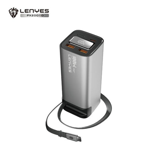 باور بانك من Lenyes موديل PX2001D – 20000 ملّي أمبير، 100 واط