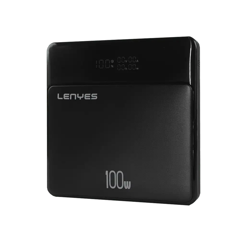 باور بانك من Lenyes موديل PX244D – 20000 ملّي أمبير، 100 واط، 3 أمبير