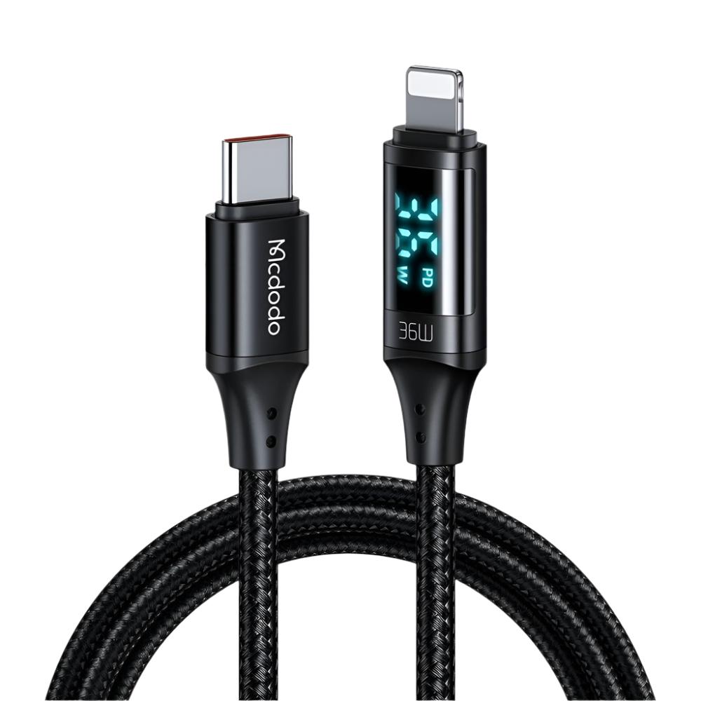 كيبل Lightning من Mcdodo موديل CA-1030 – 36 واط، 1.2 متر