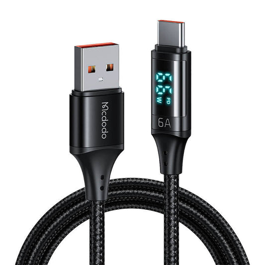 كيبل USB-C من Mcdodo موديل CA-1080 – 6 أمبير، 1.2 متر