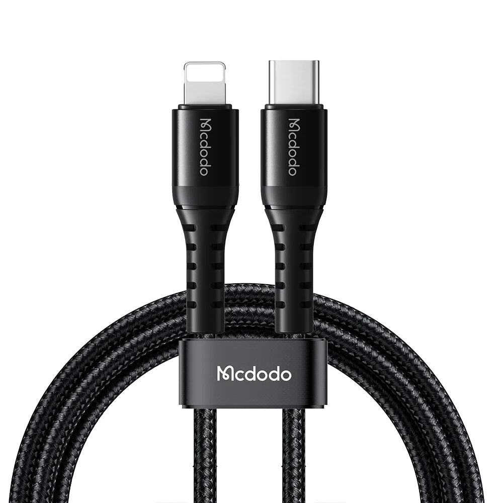 كيبل Lightning من Mcdodo موديل CA-5631 – 36 واط، 3 أمبير، 0.2 متر