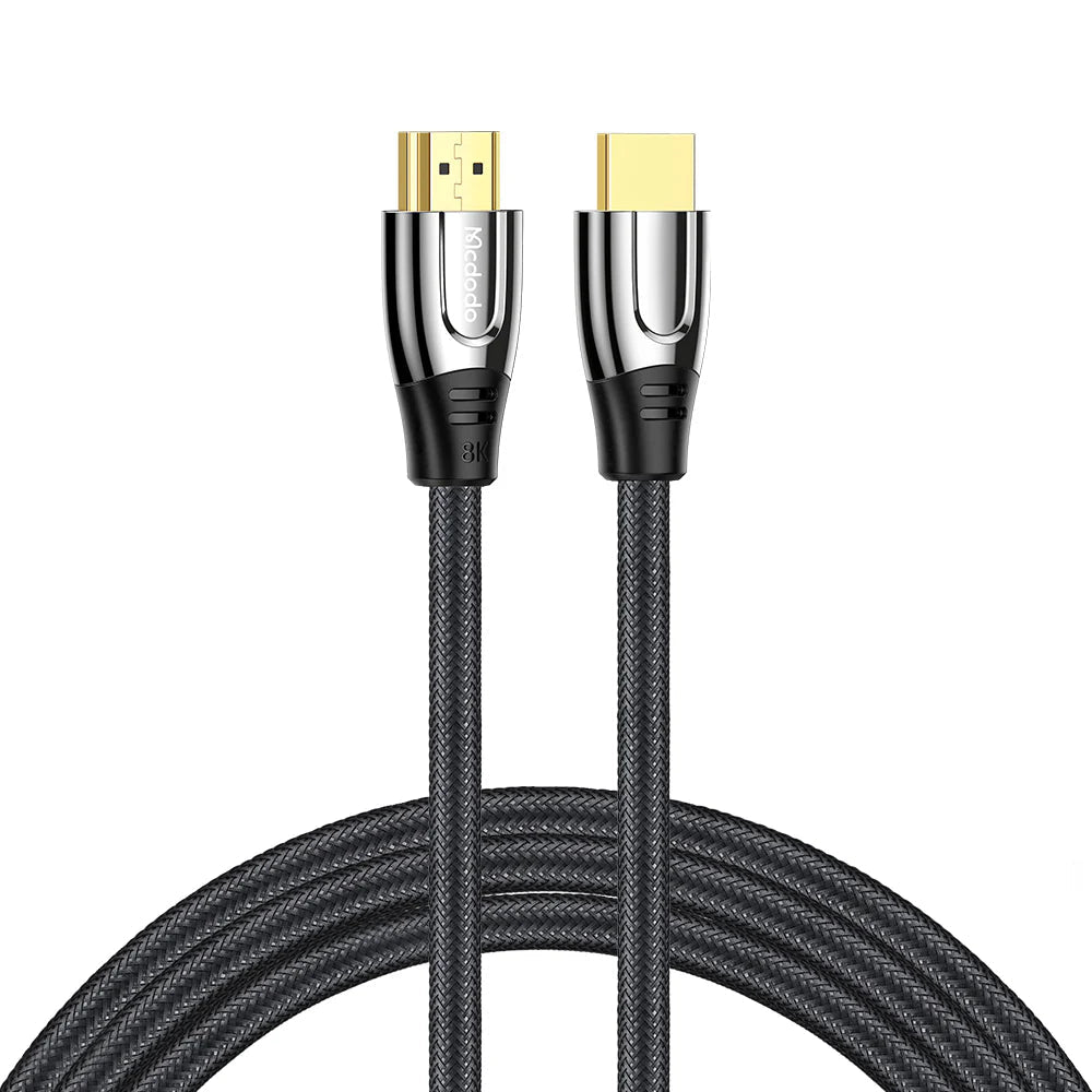 كيبل HDMI 2.1 من Mcdodo CA-8430 بدقة 8K بطول 2 متر - أسود