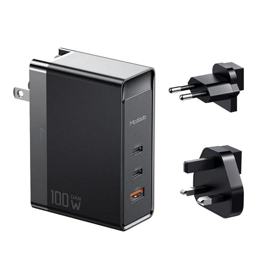 شاحن Mcdodo CH-101 Pro GaN 100W عالمي - أسود