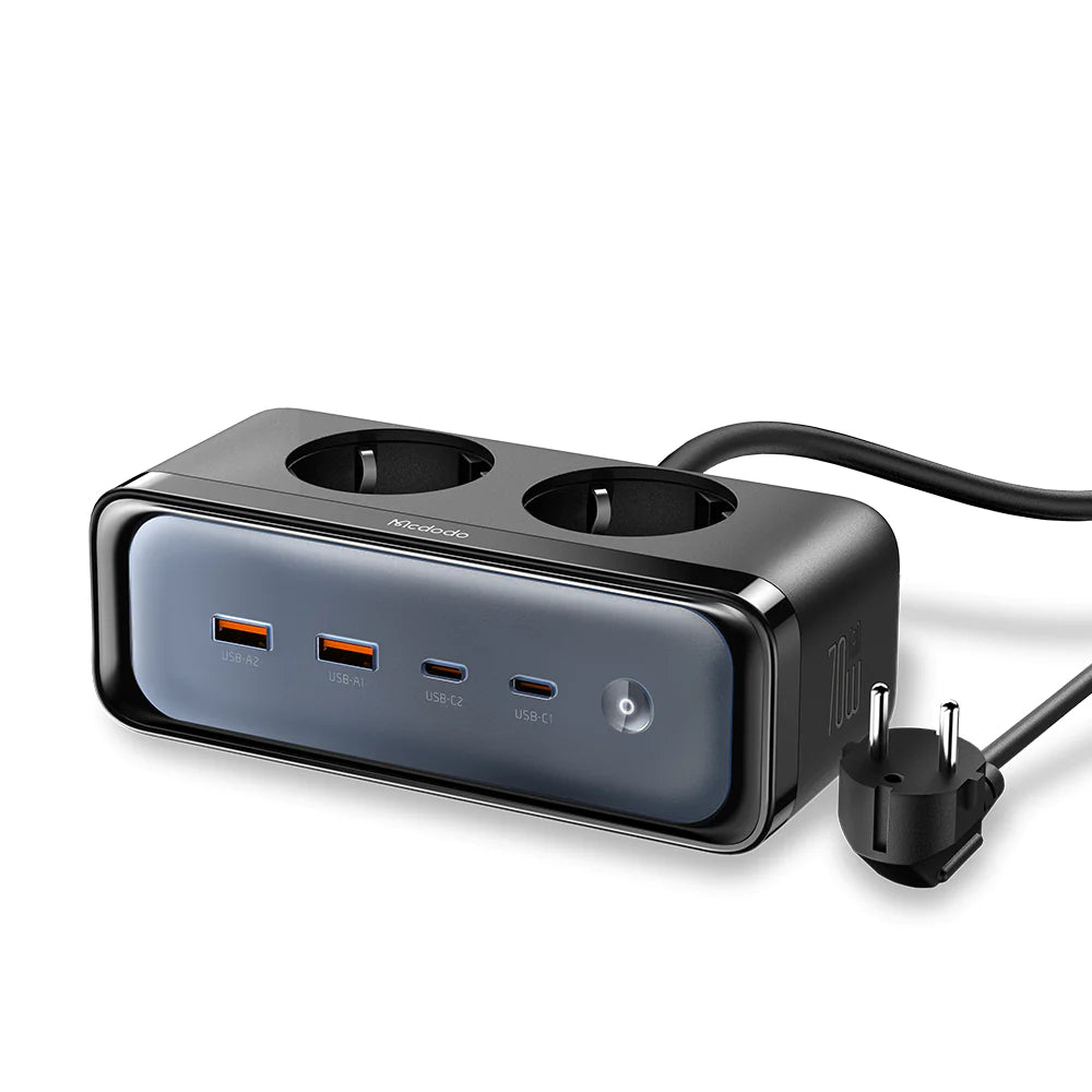مشترك كهربائي من Mcdodo موديل CH-4610 – 70 واط، 2.5 أمبير، 6 في 1