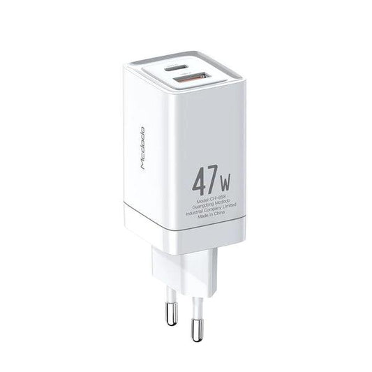 شاحن Mcdodo CH-8580 GaN Mini بقوة 47 واط - أبيض