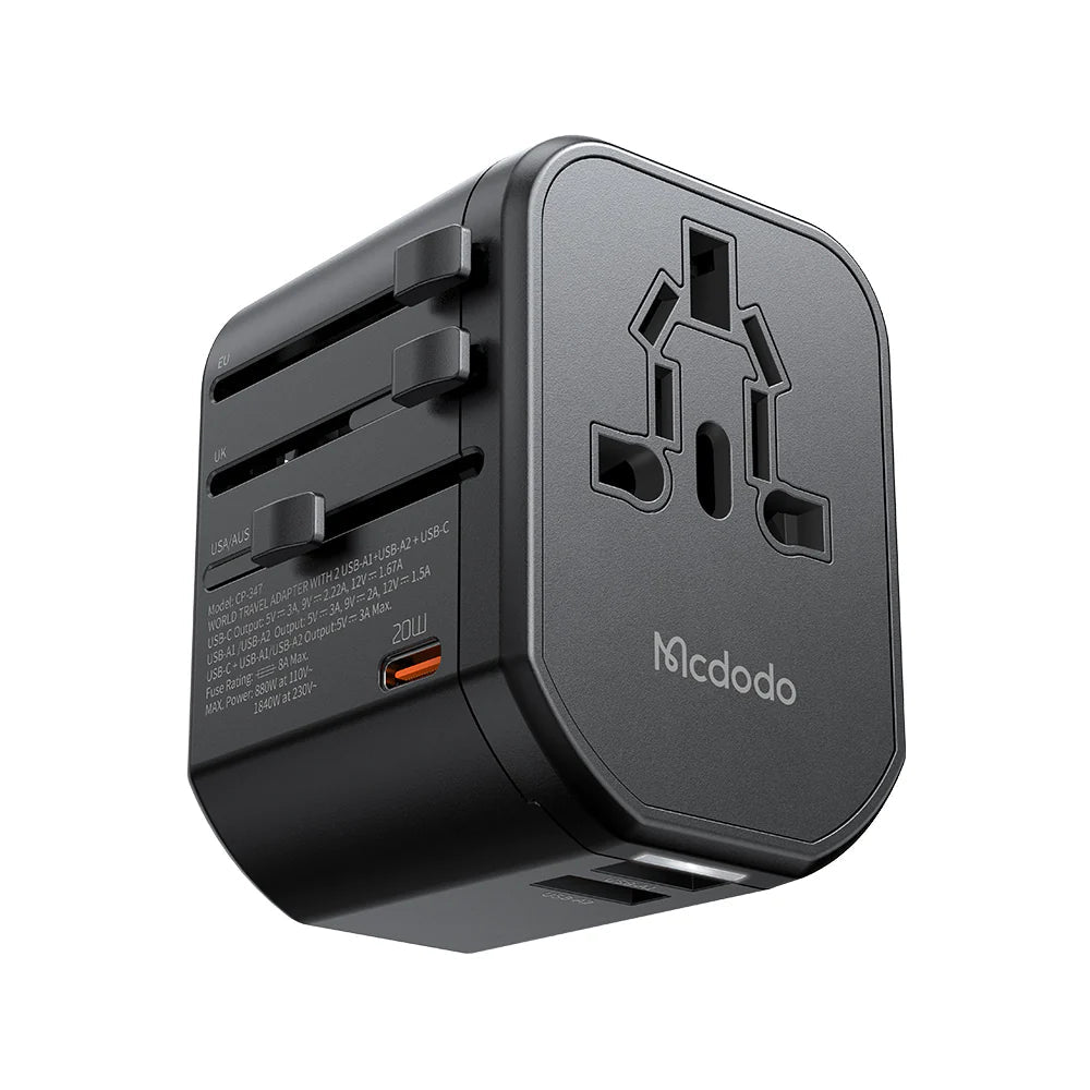 شاحن حائط من Mcdodo موديل CP-3471 – 20 واط، 3 أمبير