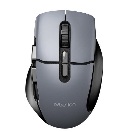 ماوس ألعاب من Meetion موديل BTM001 – اتصال لاسلكي 2.4GHz وBluetooth وإضاءة RGB ونقرات هادئة