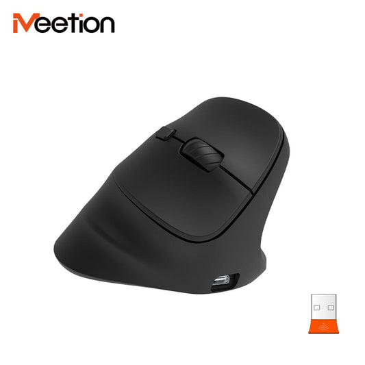 ماوس ألعاب من Meetion موديل BTM010R – اتصال لاسلكي 2.4GHz وBluetooth وإضاءة RGB و2400DPI