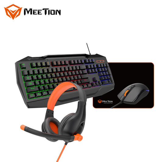 ملحق كمبيوتر من Meetion موديل C490 – اتصال سلكي وإضاءة RGB